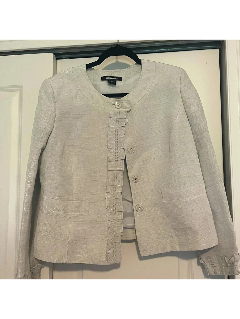 Ellen Tracy button up jacket size 14